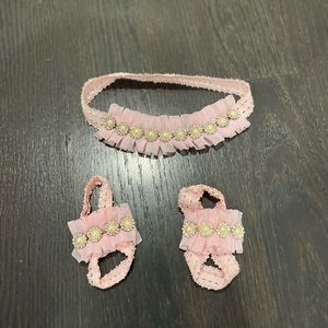 Newborn bow and foot covers